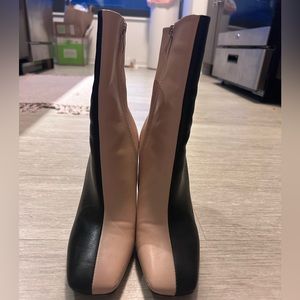 tan/black princess polly booties
